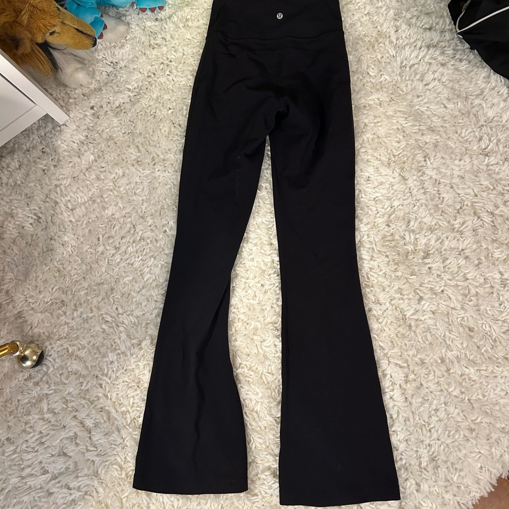 Lulu Black Flare Leggings